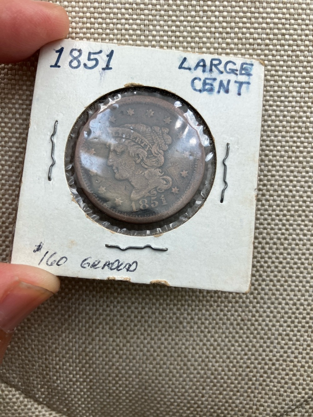 1851 LARGE PENNY